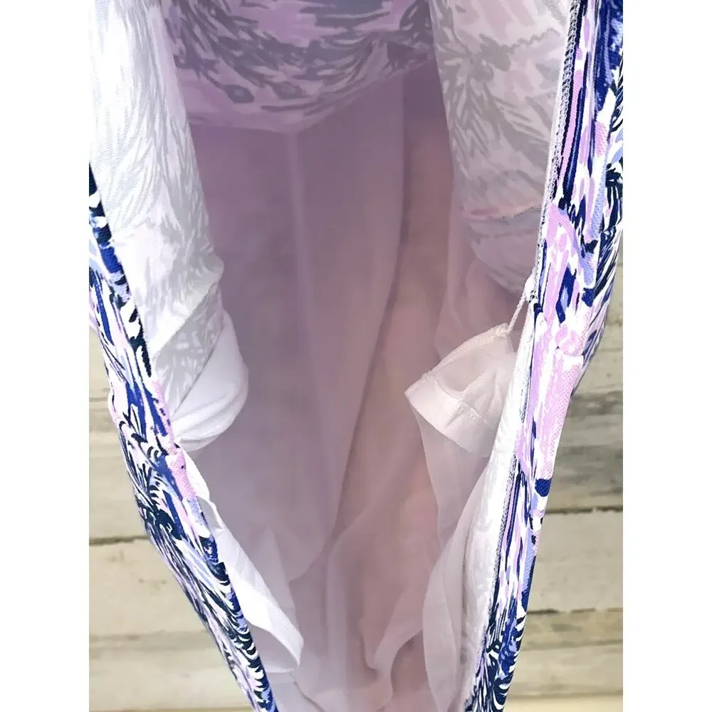Lilly Pulitzer Womens XL Purple Gellar Shift Dress On The Horizon Resort NEW